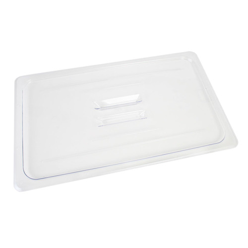 Thunder Group PLPA7000C Full Size Clear Polycarbonate Solid Food Pan Cover