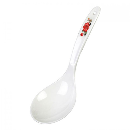 Thunder Group 7008TL 1.5 Oz. Thailand Melamine with Hanging Hole Rice Ladle