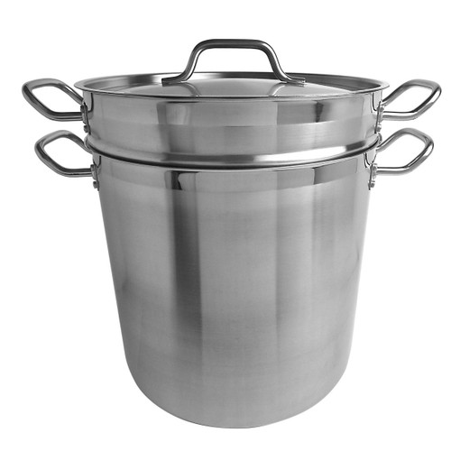 Thunder Group SLSPC4020 20 Qt. Stainless Steel Pasta Cooker