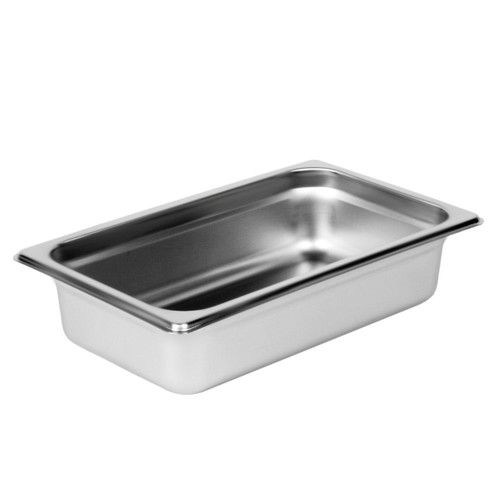 Thunder Group STPA4142 0.25 Size Stainless Steel Anti-Jam Steam Table Pan
