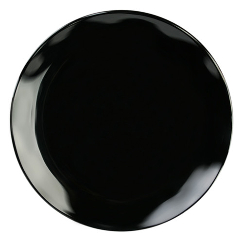 Thunder Group RF1018BW Two Tone Melamine Round Plate