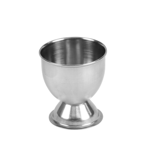 Thunder Group SLEC001 2" x 2.13" H Stainless Steel Mirror Finish Rolled Edge Egg Cup