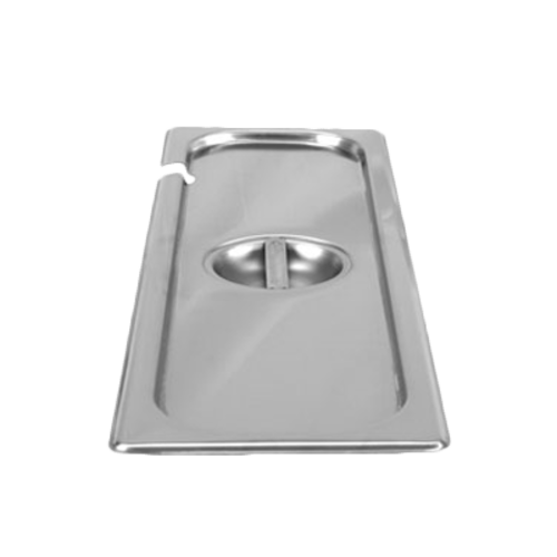 Thunder Group STPA5120CSL 1/2 Size Long Slotted and Notched Flat Steam Table Pan Cover