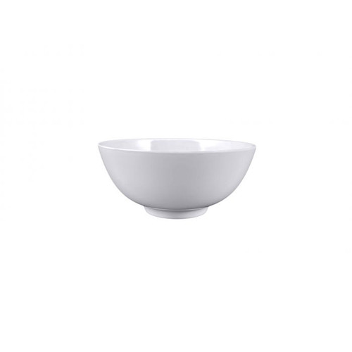 Thunder Group 5207TW 39 Oz. Imperial White Melamine Round Rice Bowl