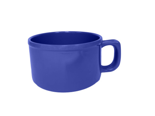 Thunder Group CR9016BU 10 Oz. Purple Melamine Soup Mug with C-Handle