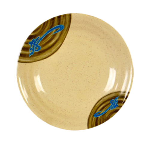 Thunder Group 1350J 5.13" Dia. Melamine Wei Round Soup Plate