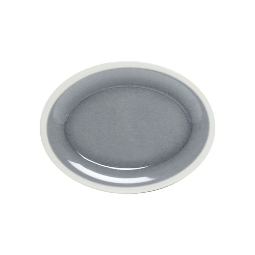 Thunder Group DM212H 12" x 9" Oval Graham Melamine Platter