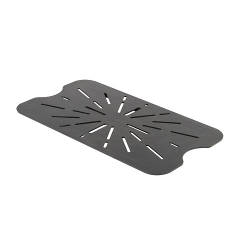 Thunder Group PLPA7000DSBK Full Size Black Polycarbonate Drain Shelf
