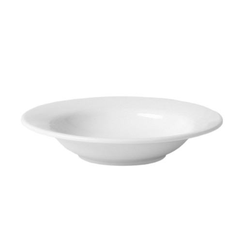 Thunder Group CR5077W 8 Oz. White Melamine Wide Rim Salad Bowl