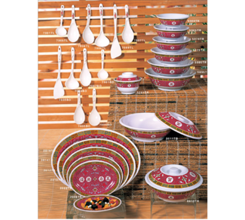 Thunder Group 7005BO 1.5 Oz. Bamboo Melamine with Hanging Hole Rice Ladle