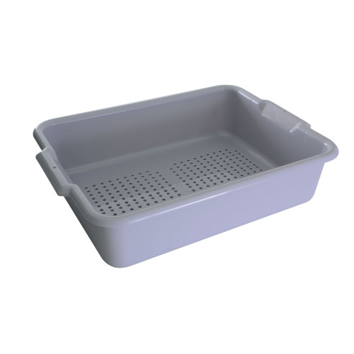 Thunder Group PLBT505GPF White Polypropylene Stackable Bus Box