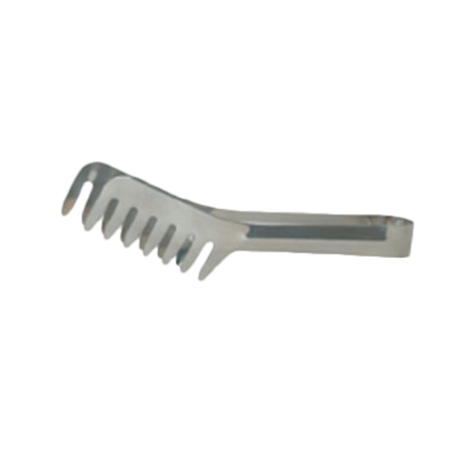 Thunder Group SLTG208 8" L Stainless Steel Spaghetti Tongs