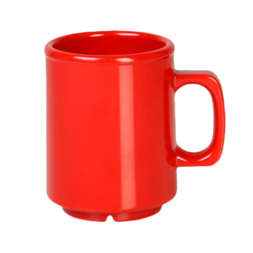 Thunder Group CR9010PR 8 Oz. Red Melamine Mug