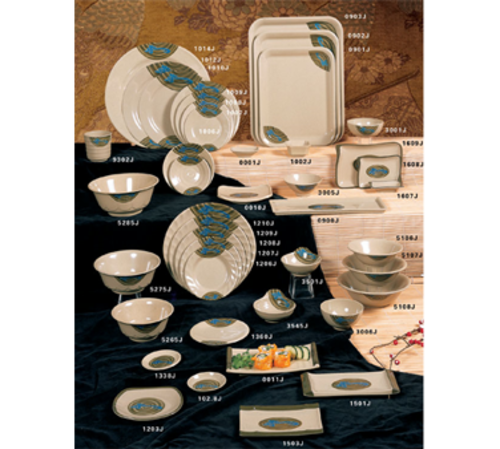 Thunder Group 1208J 8" Dia. Melamine Wei Round Plate