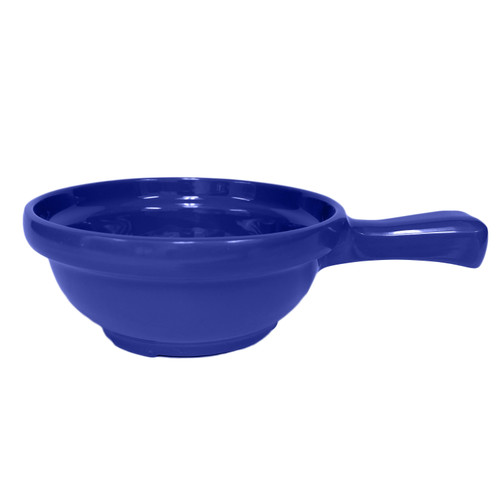 Thunder Group CR305BU 10 Oz. Purple Melamine Soup Bowl with Handle