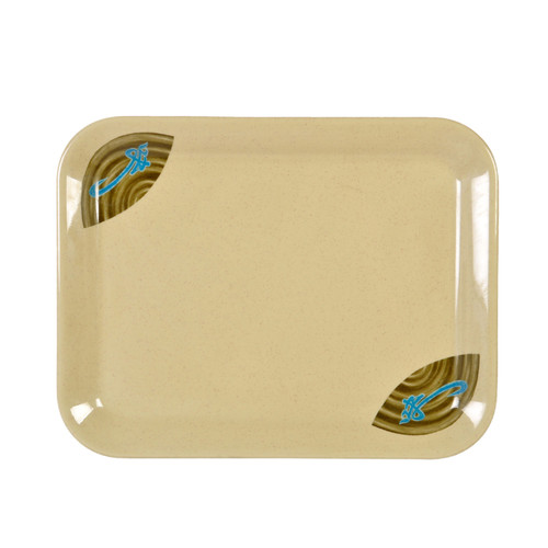 Thunder Group 0901J 13.13" W x 10.25" D Melamine Rectangular Wei Tray