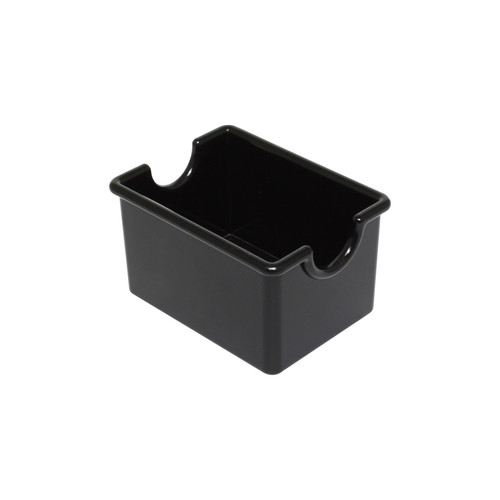 Thunder Group PLSP032BK Black Plastic Rectangular Sugar Packet Holder