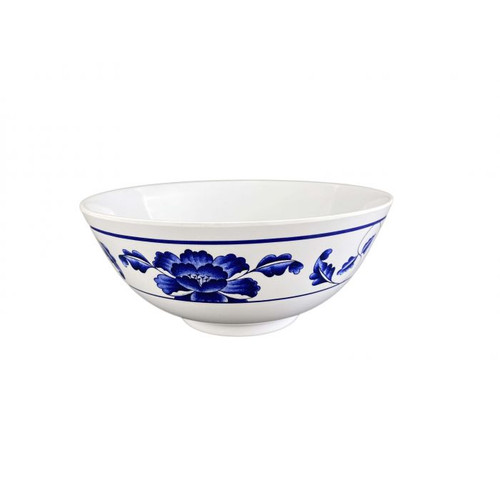 Thunder Group 5208TB 56 Oz. Melamine Lotus Round Rice Bowl