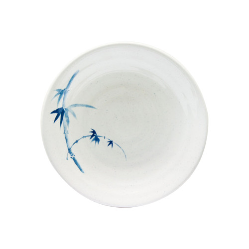 Thunder Group 1365BB 6.5" Dia. Blue Bamboo Melamine Round Soup Plate