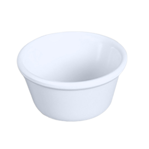 Thunder Group ML539W1 6 Oz. White Round Melamine Ramekin