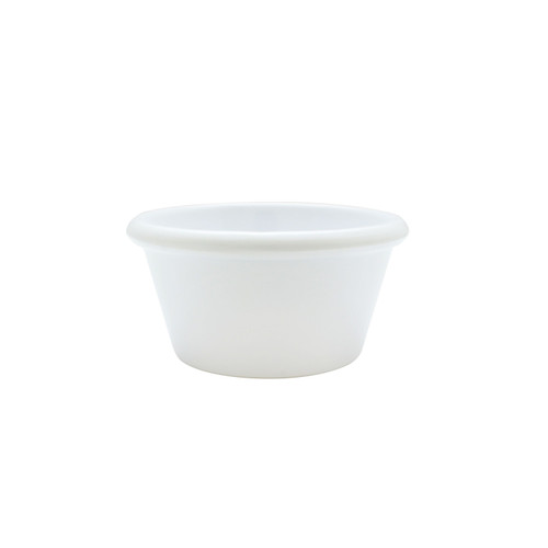 Thunder Group ML539W1 6 Oz. White Round Melamine Ramekin