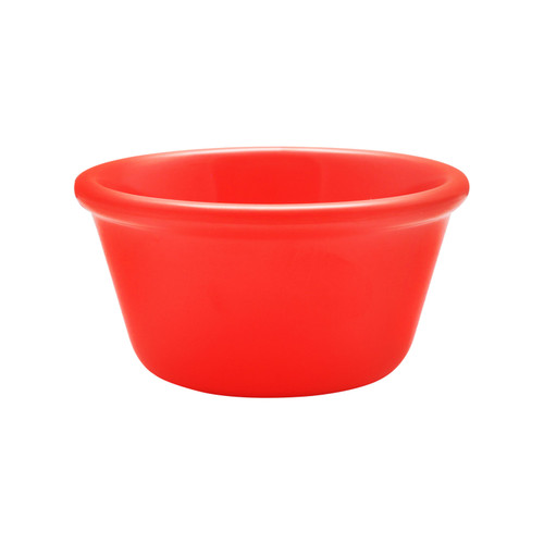 Thunder Group ML538RD1 4 Oz. Orange Melamine Round Smooth Ramekin