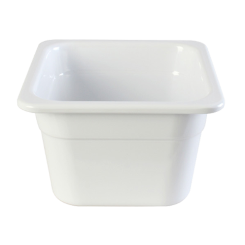 Thunder Group GN1164W White Melamine 1/6 Food Pan