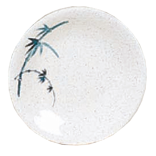 Thunder Group 1304BB 4.75" Dia. Blue Bamboo Melamine Round Dinner Plate