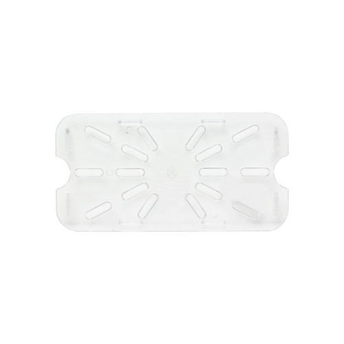 Thunder Group PLPA7140DS 1/4 Size Clear Polycarbonate Drain Shelf