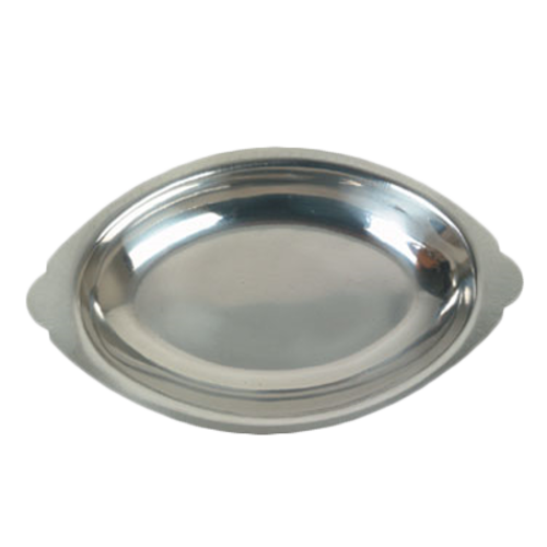Thunder Group SLGT012 12 Oz. Stainless Steel Oval Au Gratin Dish