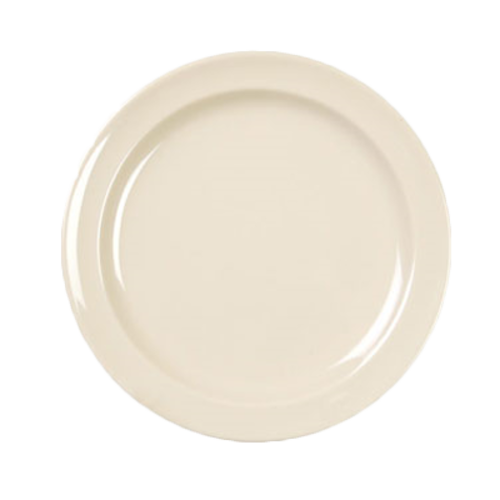 Thunder Group NS109T 9" Dia. NuStone Tan Melamine Round Dinner Plate