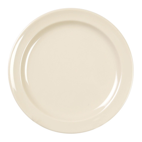 Thunder Group NS109T 9" Dia. NuStone Tan Melamine Round Dinner Plate