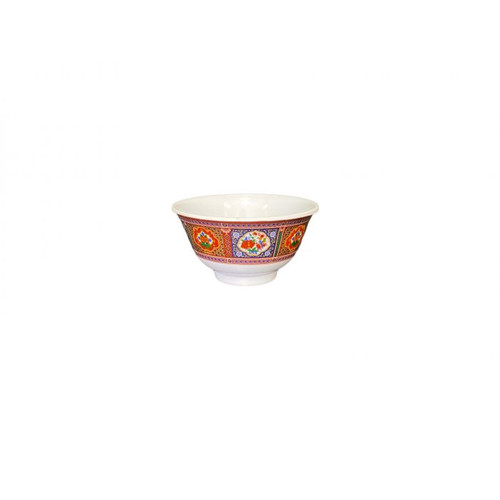Thunder Group 3008TP 6 Oz. Melamine Peacock Round Rice Bowl