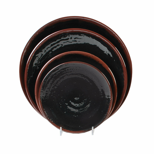 Thunder Group 1708TM 8.25" Dia. Melamine Tenmoku Round Plate
