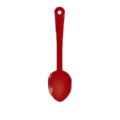 Thunder Group PLSS111RD 11" Red Polycarbonate Solid Serving Spoon