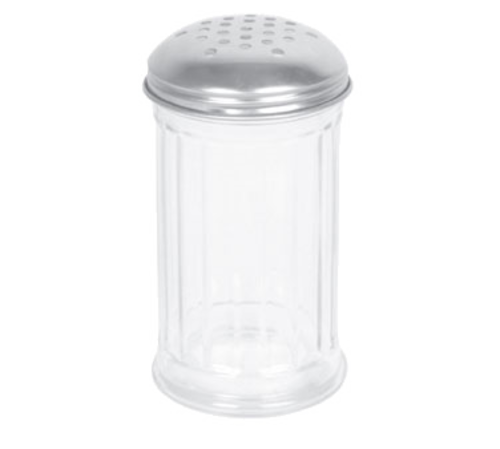 Thunder Group GLTWSJ012P 12 Oz. Clear Glass Perforated Top Cheese Shaker