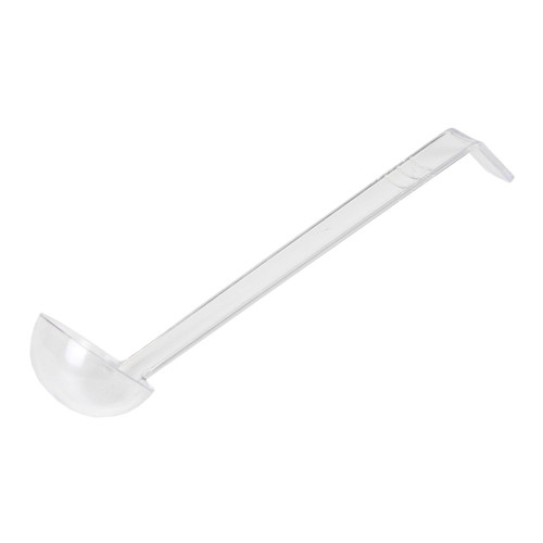 Thunder Group PLOP013CL 1 Oz. Clear Polycarbonate One Piece 13" Ladle