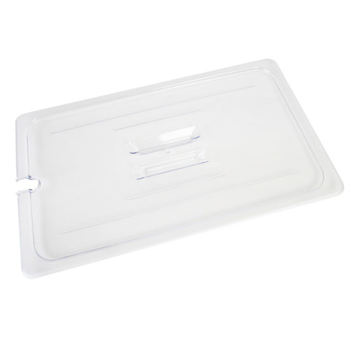 Thunder Group PLPA7000CS Full Size Clear Polycarbonate Slotted Food Pan Cover