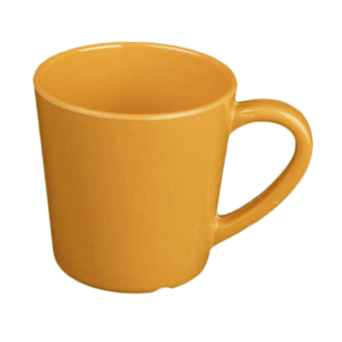 Thunder Group CR9018YW 7 Oz. Yellow Melamine Mug or Cup