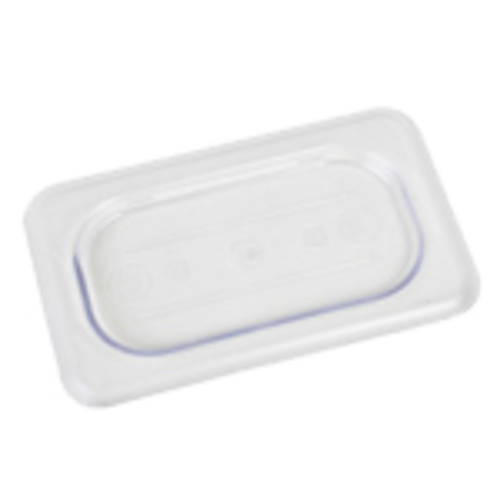 Thunder Group PLPA7190C 1/9 Size Clear Polycarbonate Solid Food Pan Cover
