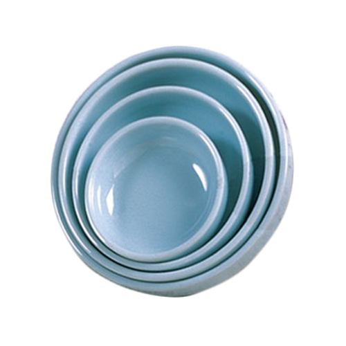 Thunder Group 1905 8 Oz. Blue Jade Melamine Flat Bottom Bowl