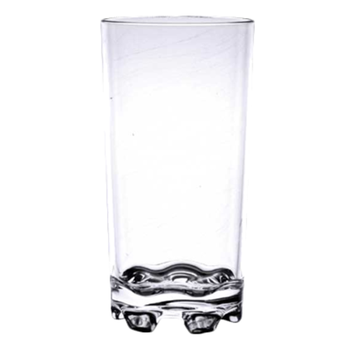 Thunder Group PLTHST012C 12 Oz. Clear Polycarbonate Heavy Base Classic Tumbler