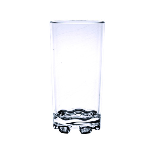 Thunder Group PLTHST012C 12 Oz. Clear Polycarbonate Heavy Base Classic Tumbler
