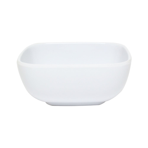 Thunder Group PS3103W 5 Oz. White Melamine Square Bowl