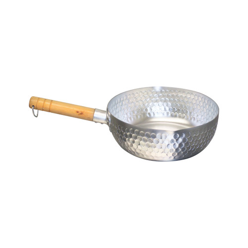 Thunder Group ALSP004 9" Dia. Aluminum Flat Bottom Snow Flat Pan