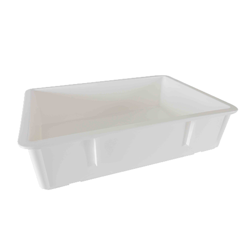 Thunder Group PLDB182606PP White Polypropylene Pizza Dough Box