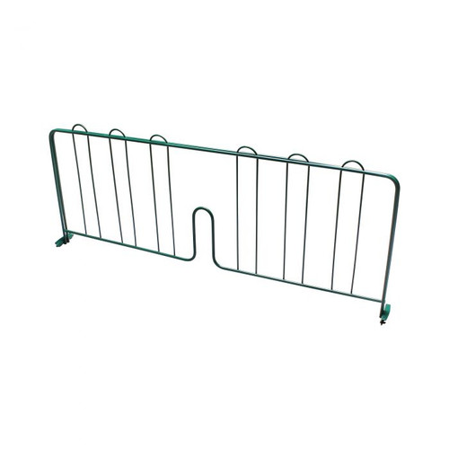 Thunder Group CMDE024 24" L Green Epoxy Coated Shelf Divider