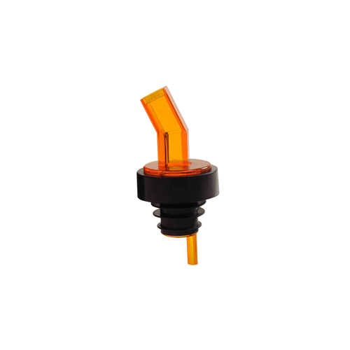 Thunder Group PLPR600AM Amber Spout SAN (Plastic) Liquor Pourer