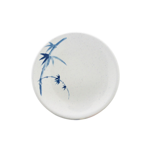 Thunder Group 1360BB 5.88" Dia. Blue Bamboo Melamine Saucer