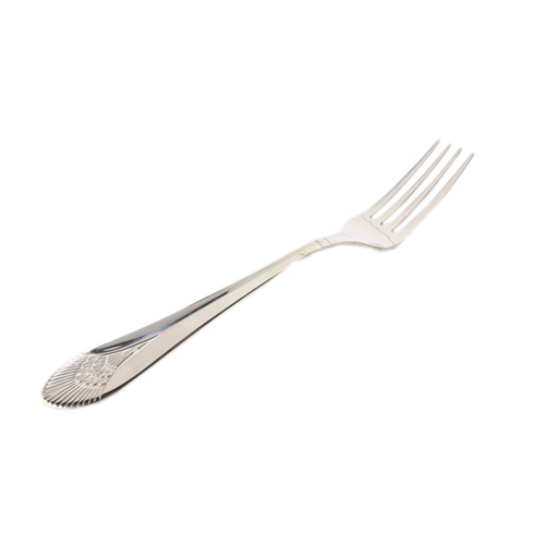 Thunder Group SLEL212 8.03" Long Stainless Steel Elizabeth European Dinner Fork